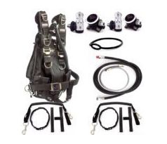 Sidemount set-automatika-sidemount-manometer-postroj-hadice