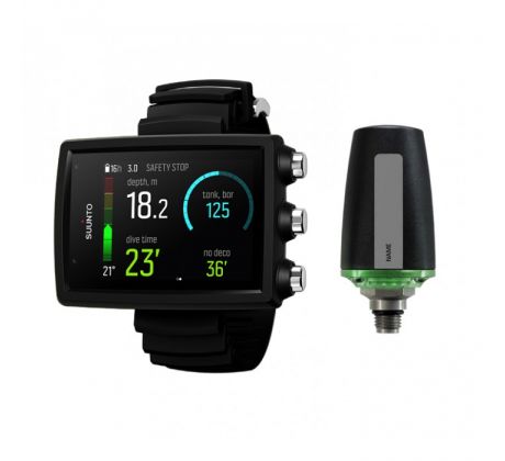 Suunto EON Core Black Dive Computer + Tank Pod